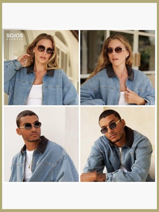 Polarized Sunglasses with Metal Frames for Women Men main image 2